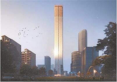 新街口长期闲置的破布营地块更名为苏宁广场,今年启动建设,加上同样