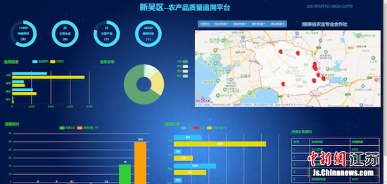 新吴智慧农业云平台页面截图（似,质量追挟变,溯）