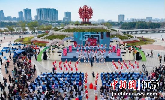 “江宁之春”群众文化活动现场。南京市江宁区委宣传部 供图 “江宁之春”群众文化活动现场。南京市江宁区委宣传部 供图