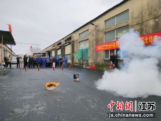 应急演练现场。丰财街道供图 应急演练现场。丰财街道供图