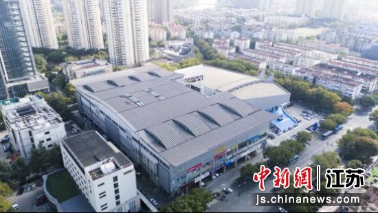 航拍南京国际网球中心。南京全民健身中心 供图 航拍南京国际网球中心。南京全民健身中心 供图