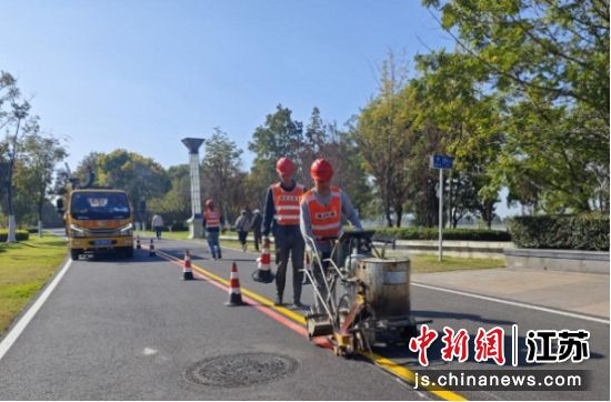 施工现场。南京市鼓楼区城市管理局 供图 施工现场。南京市鼓楼区城市管理局 供图