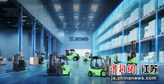 徐州徐工特种工程机械有限公司产品主要应用于智能物流搬运场景。徐州经开区 供图 徐州徐工特种工程机械有限公司产品主要应用于智能物流搬运场景。徐州经开区 供图