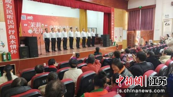 演出现场。九里街道 供图 演出现场。九里街道 供图