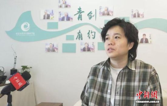 日前,陈怡静在南京台湾青年创业学院接受中新网记者采访。张传明 摄 日前,陈怡静在南京台湾青年创业学院接受中新网记者采访。张传明 摄