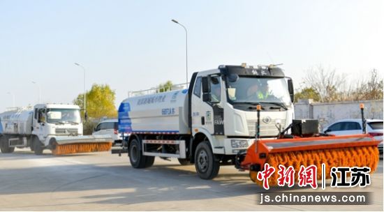 演练现场。南京市秦淮区城市管理局 供图 演练现场。南京市秦淮区城市管理局 供图