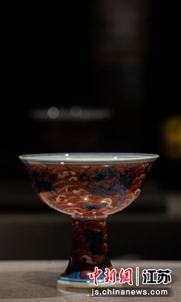 展出的瓷器。南京市南部新城开发建设管理委员会 供图 展出的瓷器。南京市南部新城开发建设管理委员会 供图