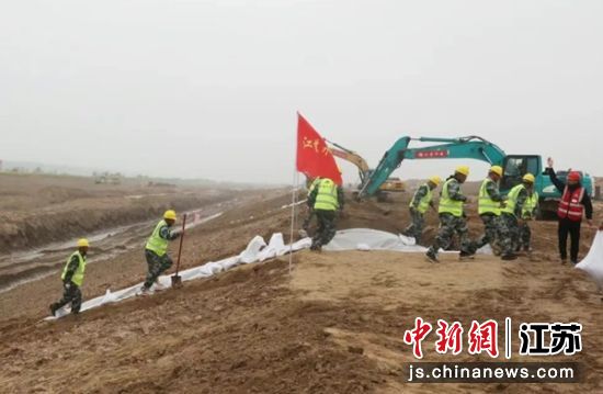 演练现场。盐城市水利局 供图 演练现场。盐城市水利局 供图