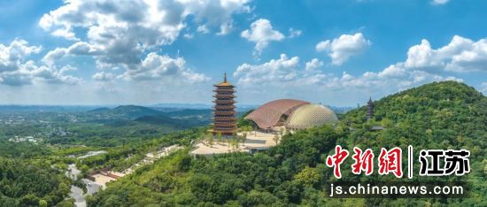 航拍南京牛首山文化旅游区。俞国柱 摄 航拍南京牛首山文化旅游区。俞国柱 摄