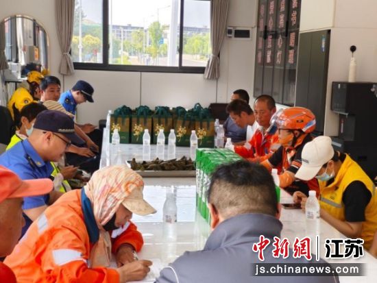 活动现场。九里街道 供图 活动现场。九里街道 供图