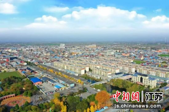 李集镇航拍图。赵鹏 摄 李集镇航拍图。赵鹏 摄