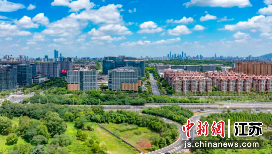 航拍中国(南京)软件谷。南京市雨花台区委宣传部 供图 航拍中国(南京)软件谷。南京市雨花台区委宣传部 供图