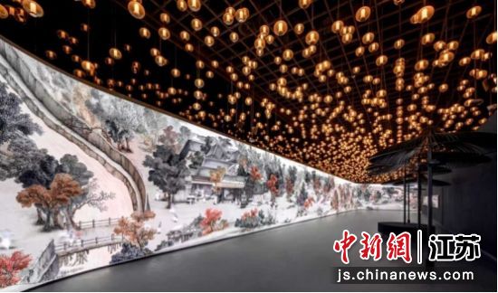 《金陵图》数字展演。南京市玄武区委宣传部 供图 《金陵图》数字展演。南京市玄武区委宣传部 供图