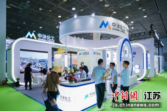 展会现场。中国合成树脂协会 供图 展会现场。中国合成树脂协会 供图