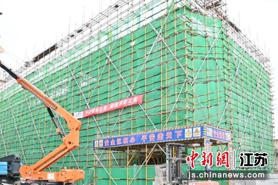 项目建设现场。陈卓平 摄 项目建设现场。陈卓平 摄