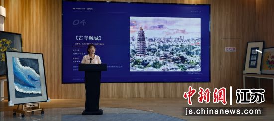 常州颗粒艺术公益义卖现场。唐娟 摄 常州颗粒艺术公益义卖现场。唐娟 摄