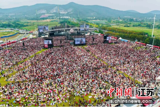 汤山音乐谷活动。南京市江宁区委宣传部 供图 汤山音乐谷活动。南京市江宁区委宣传部 供图