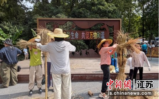 活动现场。南京市红山森林动物园 供图 活动现场。南京市红山森林动物园 供图