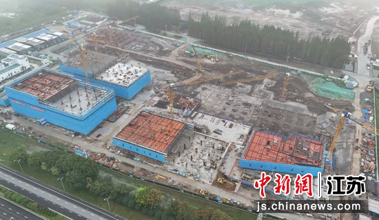 项目施工现场。中铁四局 供图 项目施工现场。中铁四局 供图