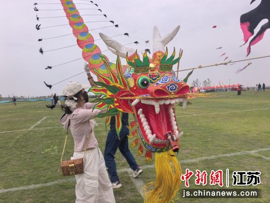如东第二十五届风筝会现场。如东县委宣传部 供图 如东第二十五届风筝会现场。如东县委宣传部 供图