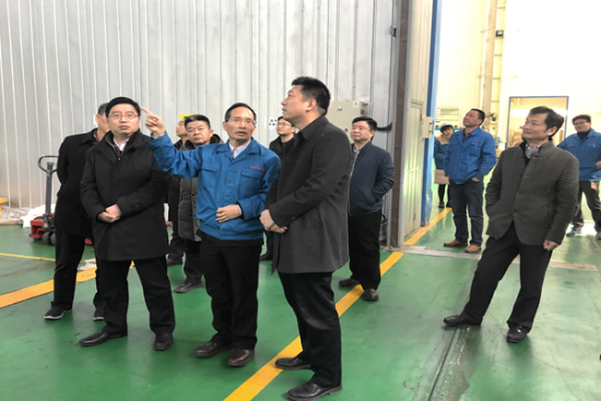 句容市委书记潘群一行来开发区开展节前安全生产检查