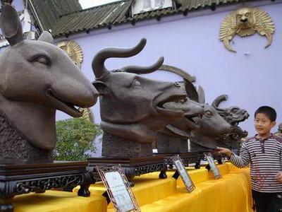 圆明园十二生肖兽首仿制品