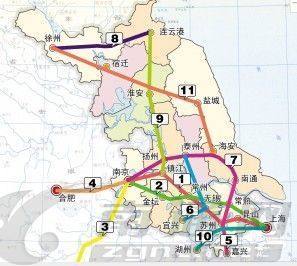 苏北铁路的关键性工程|江苏铁路里程达2755公