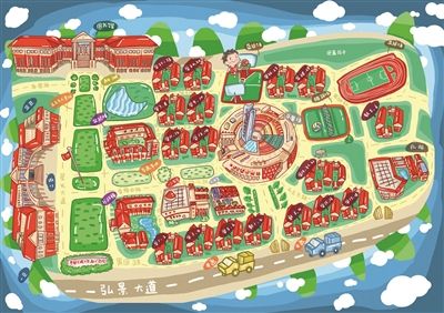 可爱的家乡手抄报内容