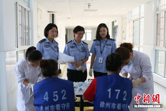 徐州市看守所600余名新收押人员接受hiv检测