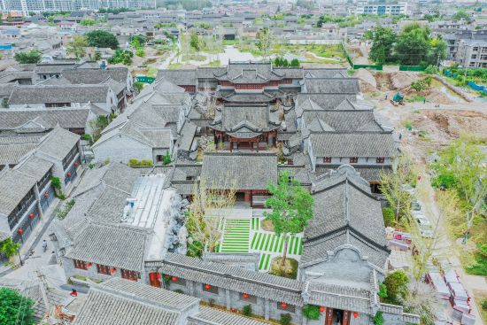 淮安市大运河“百里画廊”建设淮安区重点项目——尚庐书院。王昊 摄