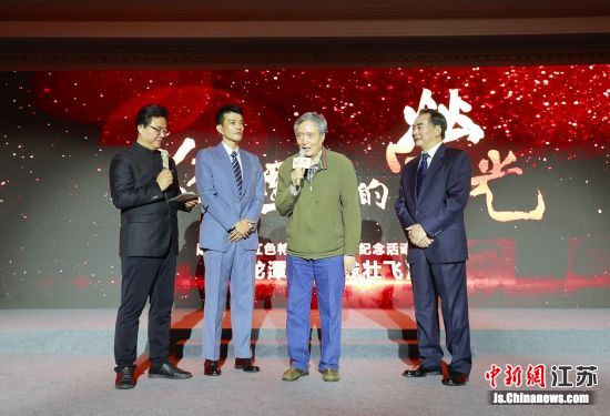 活动现场,钱壮飞烈士后人钱泓讲述了在历史记载、影视表现背后那些鲜为人知的钱壮飞故事。章可欣 摄