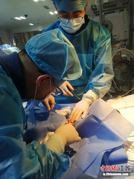 手术现场.常州市儿童医院供图