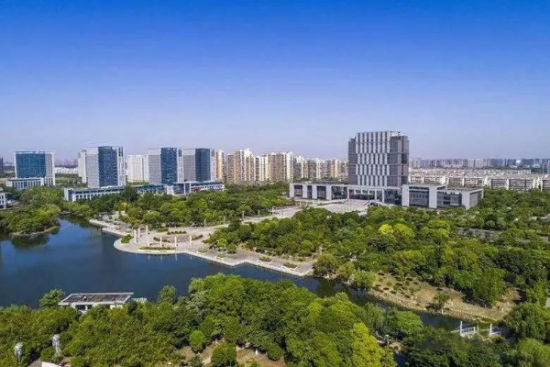 盐城经开区绿色生态环境。盐城经开区宣传信息中心供图